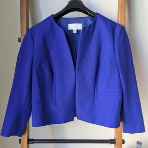 BOSS Hugo Boss Women's Blue Blazer - Size 12